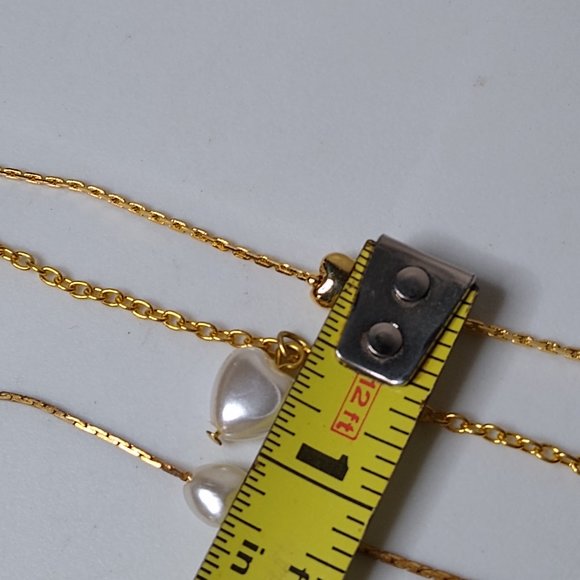 Lot Of 3 Heart Bead Jewelry 2 Ankle Bracelets 1 Necklace - Picture 16 of 16